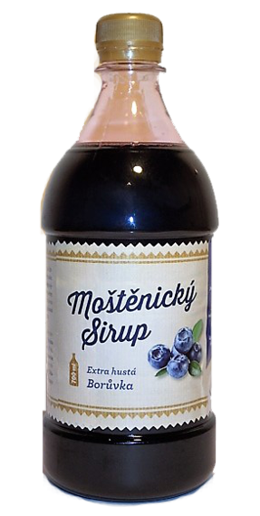 Moštěnický sirup borůvka