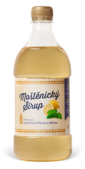 Moštěnický sirup citron s mátou